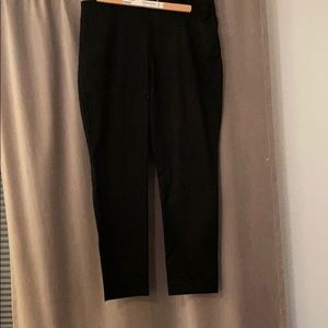 NWOT black ankle pants size 14